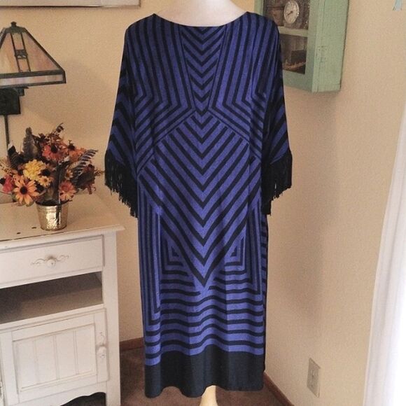 Catherines Slinky Dress With Fringe - Picture 6 of 8